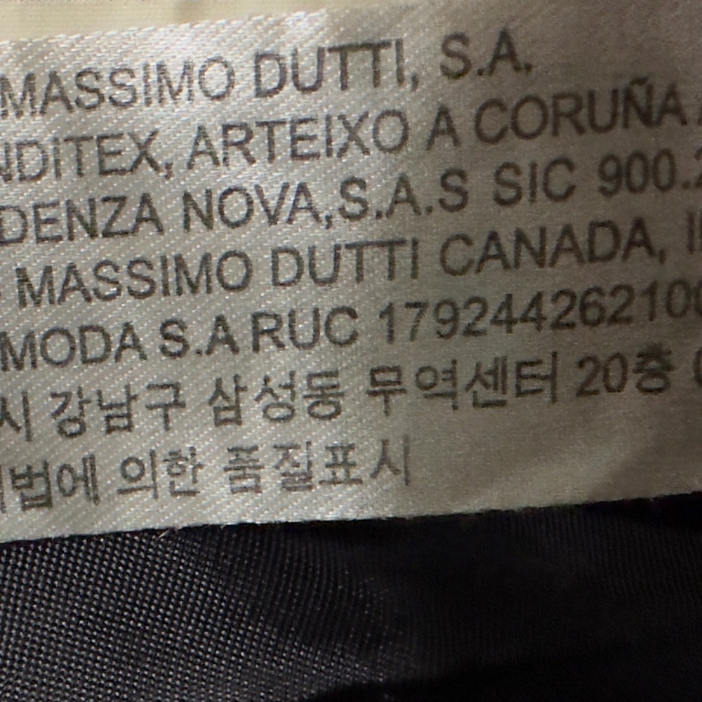 482 Massimo Dutti | EUC Morocco 99% Wool Charcoal Gray Jogger Pants (Size 2) - Picture 11 of 13